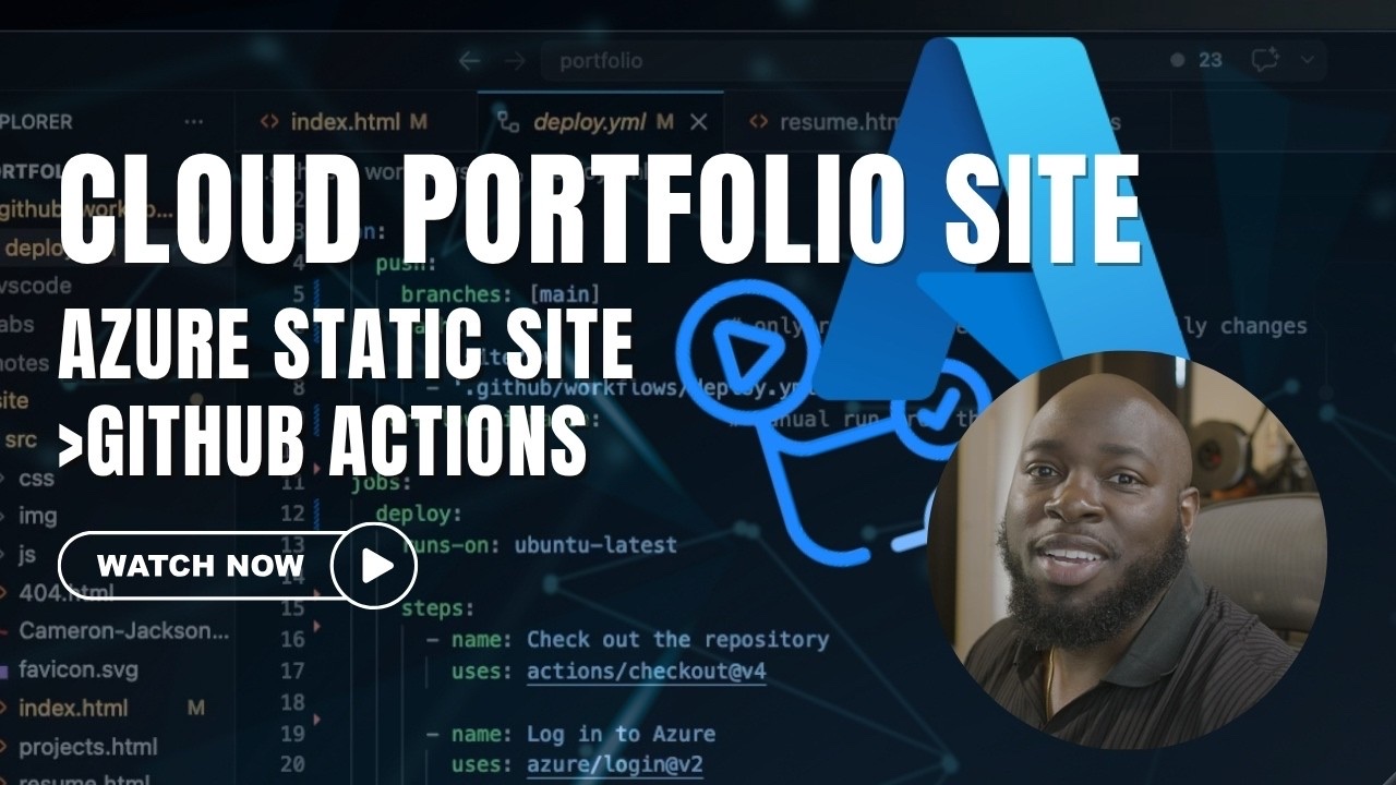 Cloud Portfolio Site walkthrough